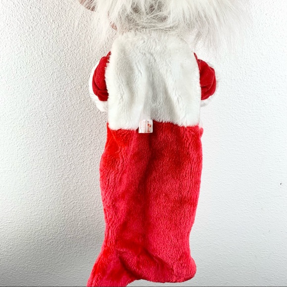 Rare Vintage Trolls Christmas stocking Troll head with Santa hat 80’s 90’s Y2k - Picture 4 of 5
